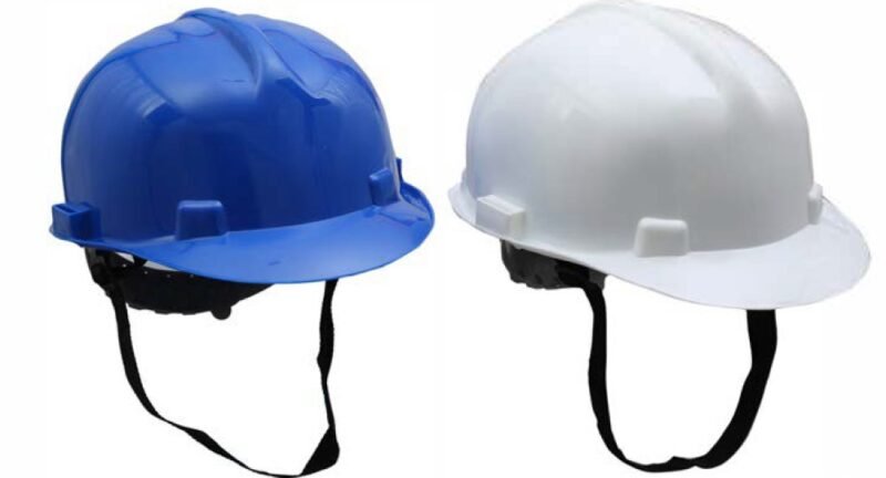 Vaultex Lite Safety Helmet with Chin Strap -LGB - Image 3
