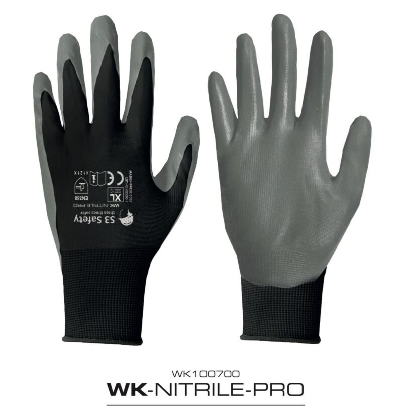 Nitrile coated gloves WK100700